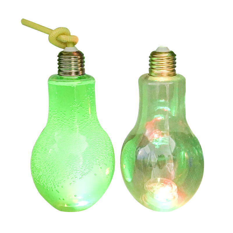 ضوء LED زجاجة شاي الحليب لمبة البرق