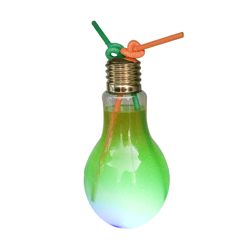 زجاجة حليب الشاي الأحمر LED البرق البرق